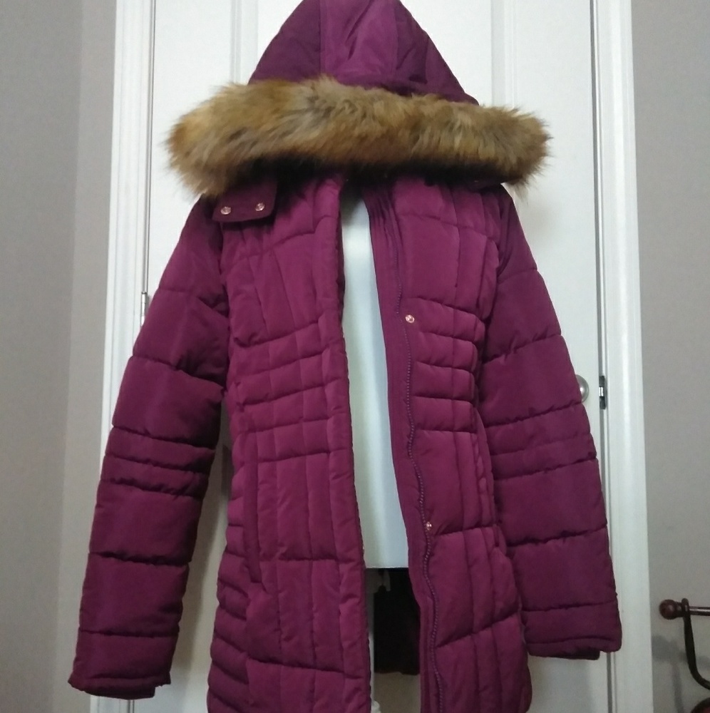 SPIRE Burgandy Winter Coat
